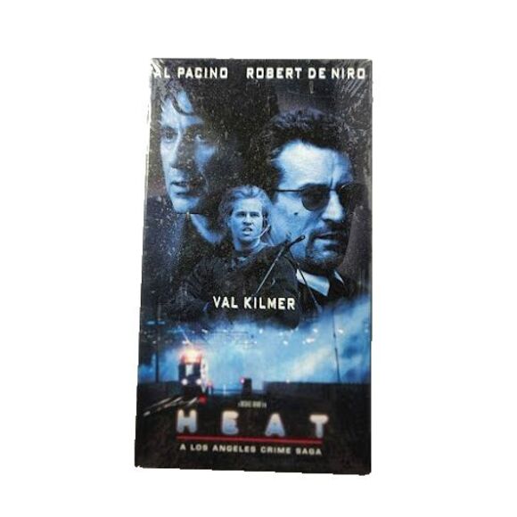 Heat VHS 1995 Movie Crime Thriller NEW Sealed Al Pacino Robert De Niro VanKilmer - Picture 1 of 3